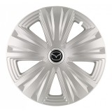 Set 4 capace roti pentru Mazda, model Glory Gray, R14