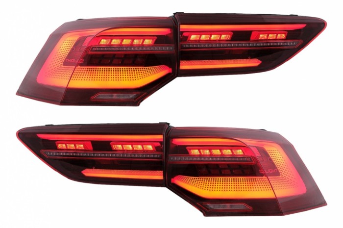Stopuri Full LED IQ Light VW Golf VIII Hatchback Mk8 MQB (2020-Up) cu Semnal Dinamic Secvential Performance AutoTuning