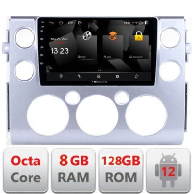 Navigatie Toyota FJ Cruiser 2006-2020 Android radio gps internet quad core 8+128 carplay android auto CarStore Technology foto