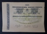 Actiune 1926 Casa de pastrare din Ciacova / banca / actiuni