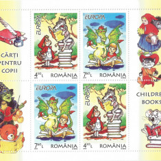 Romania, LP 1862b/2010, Europa 2010 - Carti pentru copii, bloc de 4 timbre
