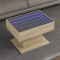vidaXL Măsuță de cafea cu LED stejar sonoma 70x50x45 cm lemn prelucrat 847534
