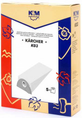 Sac aspirator KARCHER 2101, hartie, 5X saci, KM foto