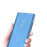 HUSA FLIP CARTE CLEAR VIEW HUAWEI P30 LITE ALBASTRU