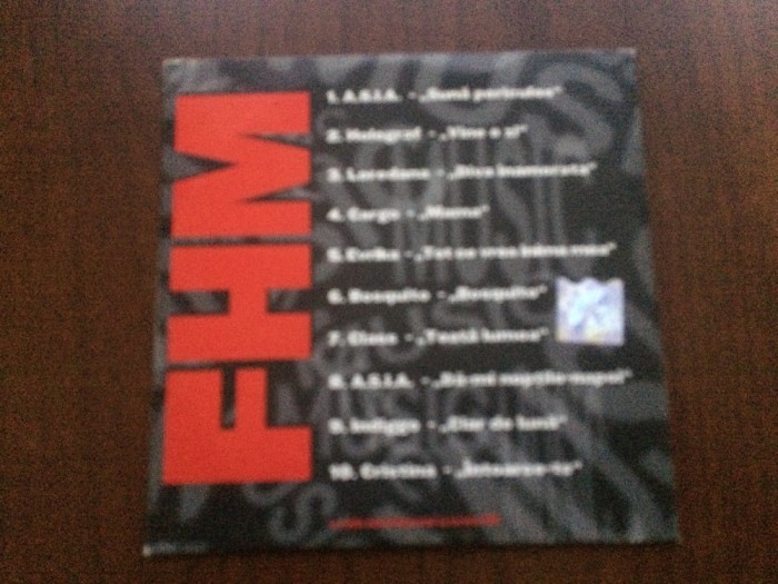 FHM Music 2001 cd disc various selectii muzica pop rock MediaPro Music VG+