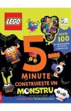 Lego: 5 minute. Construieste un monstru. 49 piese + Carte de activitati