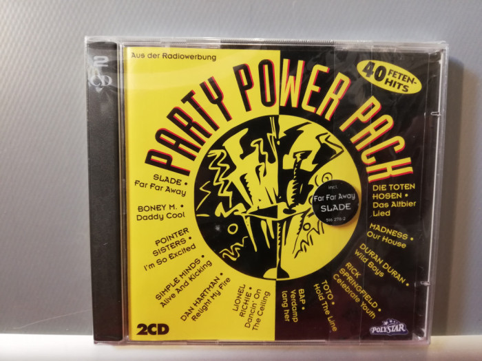Party Power Pack - Selectiuni Rock - 2cd set (1993/BMG/UK) - CD ORIGINAL/ Nou