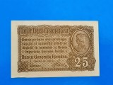Bancnotă 25bani BGR din 1917