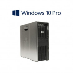 Workstation Refurbished HP Z600, 2 x Xeon Quad Core E5520, Win 10 Pro foto