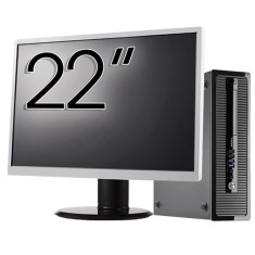 Pachet Calculator HP 400 G1 SFF, Intel Core i5-4570 3.20GHz, 8GB DDR3, 1TB SATA, DVD-RW + Monitor 22 Inch NewTechnology Media foto