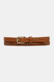 Levi&#039;s curea de piele culoarea maro, 002G6-0001