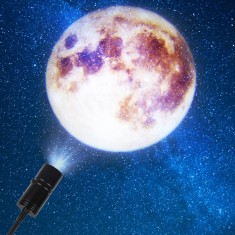 Proiector LED pentru decor nocturn (Pamant, Luna, Luna ?i stele) foto