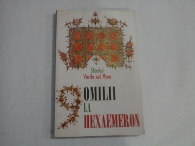 OMILII LA HEXAEMERON - SFANTUL VASILE CEL MARE foto