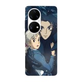 Husa compatibila cu Huawei Nova 9 model Howl and Sophie Howl&amp;#039;s Moving Castle, Silicon, TPU, Viceversa, Transparent, Carcasa
