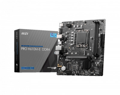 MB MSI PRO H610M-E LGA1700 DDR4 foto