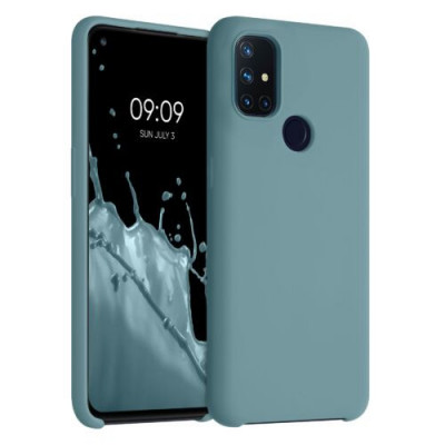 Husa pentru OnePlus Nord N10 5G, Silicon, Verde, 53890.207 foto