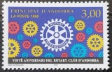 BC256, Andorra 1998, serie aniversara Rotary Club