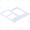 Samsung Galaxy A20e (SM-A202F) Tava Sim + Tava pentru card MicroSD alb GH98-44377B