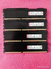 Kit memorii PC Kingston Fury Hyperx 16 GB (4x4gb), ddr3, 1600mhz foto