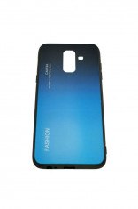 Husa Samsung Galaxy A6 Plus 2018 Hybrid Back Degrade, Albastru foto