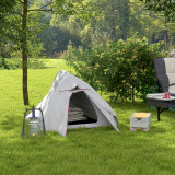 Cort Outsunny pentru 1-2 persoane, cort de camping cu dublu strat