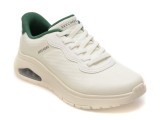 Cumpara ieftin Pantofi sport SKECHERS albi, UNO FLEX, din material textil