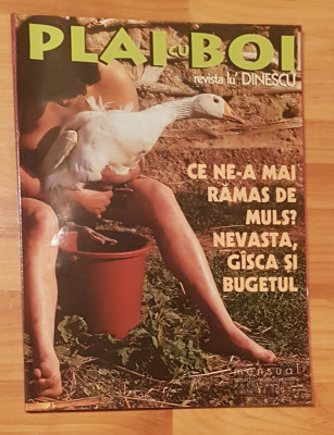 Plai cu boi. Revista lu&amp;#039; Dinescu, Anul 2 Nr. 4 (aprilie 2001) foto