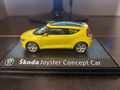 Macheta SKODA JOYSTER CONCEPT CAR - Abrex, scara 1/43, dealer edition. foto