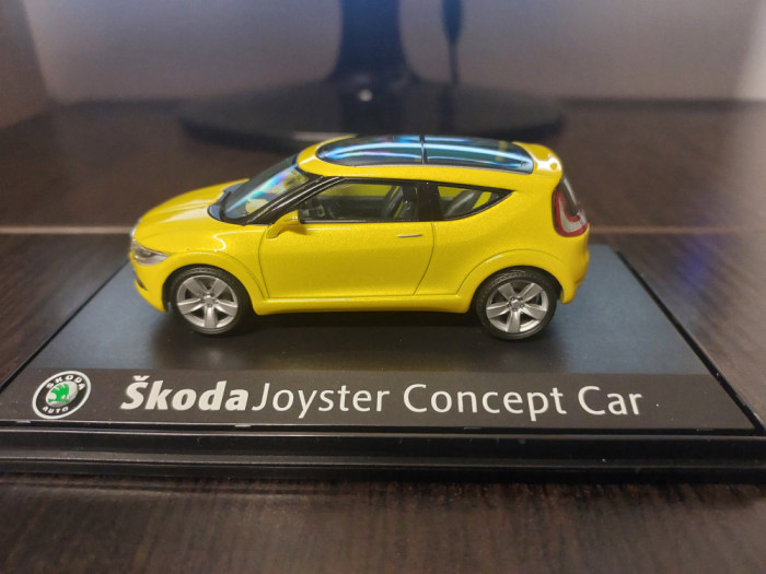 Macheta SKODA JOYSTER CONCEPT CAR - Abrex, scara 1/43, dealer edition.