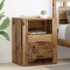 VidaXL Dulap de noapte Lemn vechi 50 x 36 x 60 cm Lemn compozit 881078