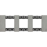 Rama ornament 3P metal Living Now otel KA4802M3ZG, Bticino