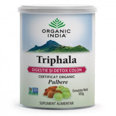 Pulbere Triphala Digestie Detox Colon, 100 g, Organic India