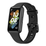 Curea Bratara Edman pentru Huawei Honor Band 7, siliconica, Negru