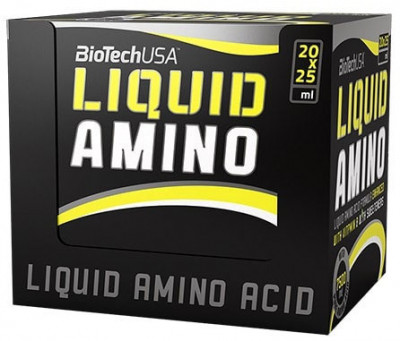 Supliment Alimentar Liquid Amino Portocale 20x25 mililitri Bio Tech USA foto