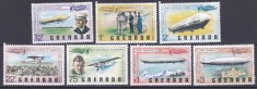 DB1 Aniversari Aviatie Lindbergh Avioane Zeppelin 1978 Grenada 6 v. MNH