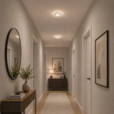 Lustra LED CELUN 33W alba, 21 cm, cu 3 temperaturi de lumina