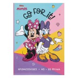 Carte de Colorat Minnie Mouse și Daisy Duck - Set A5, CMCLASS