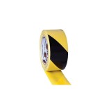 Cumpara ieftin Banda adeziva Tarifold pentru marcaj 150 microni 50 mm x 33 m adeziv PVC galben/negru