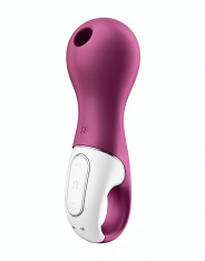 Stimulator Clitoris Lucky Libra Air Pluse+Vibrations Silicon USB Mov/Alb foto