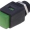 Clemă verde de laborator 70VDC 16A 44mm