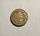 Peru 2 dos Centavos 1864 Piesa Frumoasa, America Centrala si de Sud