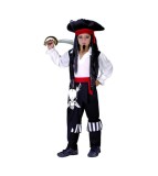 Costum carnaval Capitan Pirat pentru Copii, 6-8 ani ( 120/130 cm)