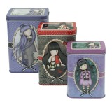 Set 3 cutii metalice Gorjuss Dear Alice The Collector Little Song., Jad