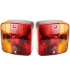 Set Stopuri Spate Patrate ALM, 100x95mm, Omologate UE, Becuri BA15S, Stanga+Dreapta
