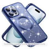 Husa pentru Samsung Galaxy A16 4G / A16 5G - Techsuit Luxury Glitter MagSafe - Deep Blue