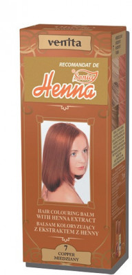 Balsam colorant par henna sonia nr.7 - cupru 75gr kian cosmetics foto