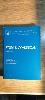 Studii si comunicari vol. II/2009 (Academia Romana -Divizia de Istoria Stiintei) foto