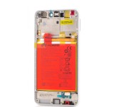 Display LCD Huawei P8 Lite (2017) Alb Original OEM Ecran 02351DNG