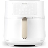 Friteuza cu aer cald Philips HD9285/00 Airfryer 5000 Series XXL, capacitate 7.2L, tehnologie Rapid Air, alb