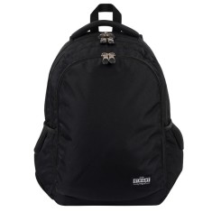 Rucsac pentru scoala cu 3 compartimente,negru,46x30x20 cm